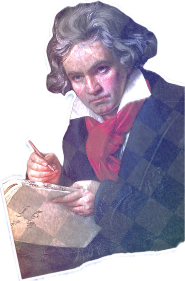 Beethoven sticker