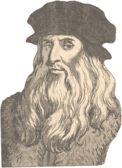 Leonardo da Vinci sticker